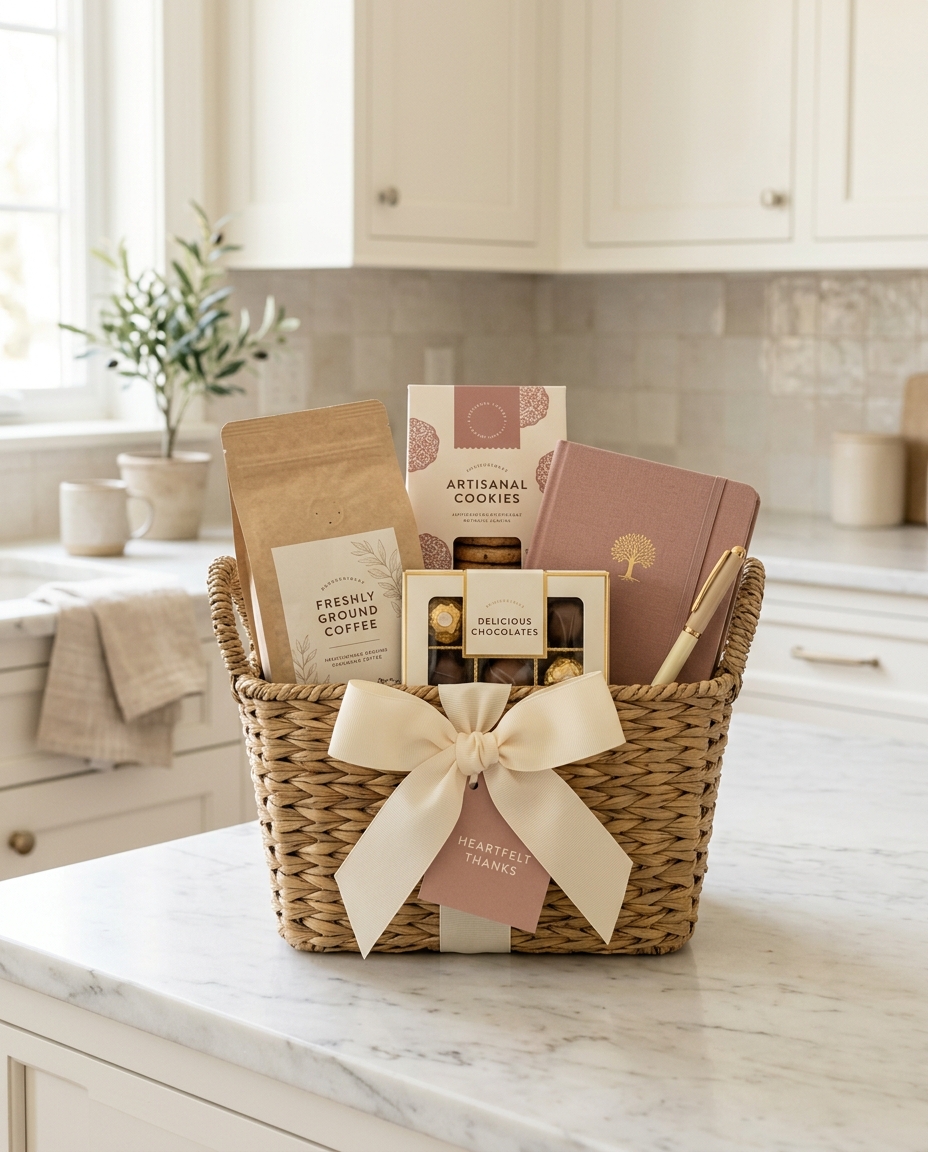 Coffee & Little Notes — gift basket by Kenned's Gift Baskets